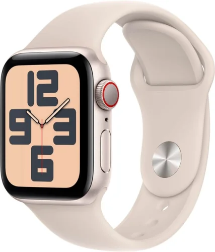 Apple Watch SE (2022) 2nd Gen 40mm A2726 (GPS + Cellular) Starlight (Very Good)