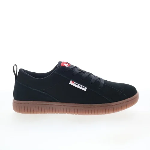 Airwalk The OG CW06506M Mens Black Suede Low Top Spring Lifestyle Sneakers Shoes
