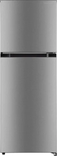 Insignia&trade; - 22 in. Wide 10.1 Cu. Ft. Top-Freezer Refrigerator with Reversible Door and ENERGY STAR Certification - Stainless Steel Look