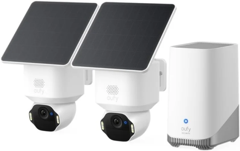 eufy SoloCam E42 4K Security Camera Wireless Outdoor Solar Powered AI 2-Cam Kit