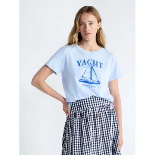 Free Assembly Women's and Women's Plus Cotton Cropped Boxy Tee with Short Sleeves, Sizes XS-4X