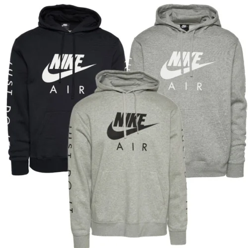 Nike Men's Hoodie Just Do It NSW Athletic Pullover Air Max Hooded Sweatshirt