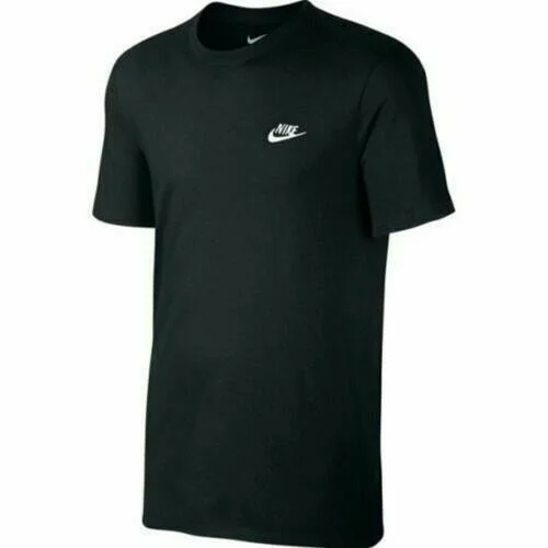 Nike Mens T-Shirt Cotton Athletic Embroidered Logo Tee Short Sleeve Work Out Top
