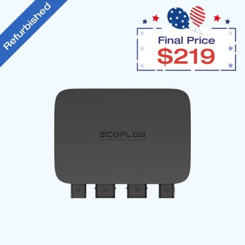 EcoFlow 800W Car Alternator Charger 3-in-1 Fast DC Charger Certified Refurbished