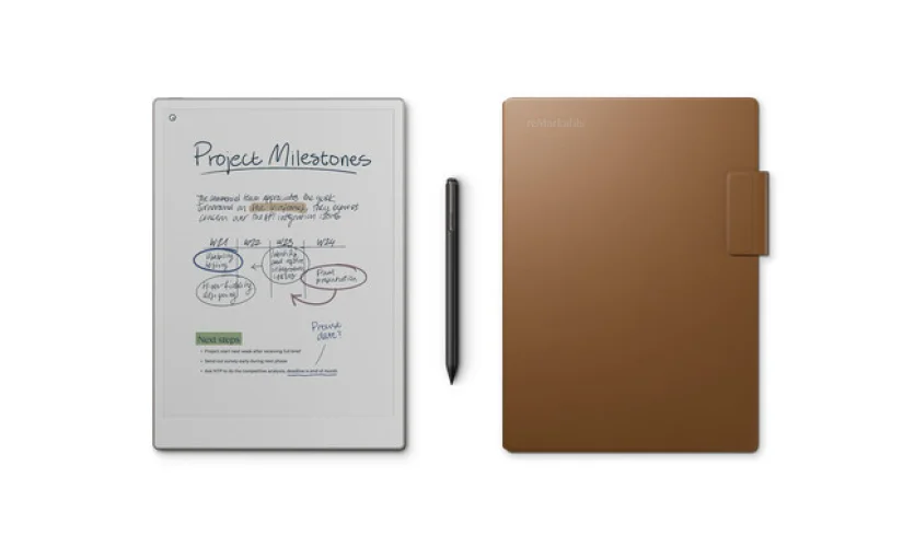 reMarkable Paper Pro 11.8" w/ Marker Plus & Leather Folio Brown Certified Refurb