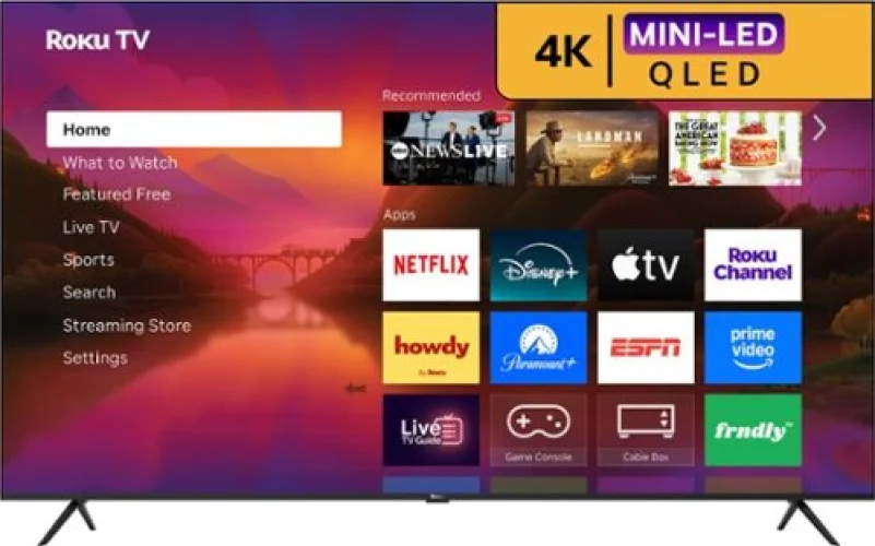 Roku - 75" Class Plus Series 4K QLED Mini-LED Smart RokuTV