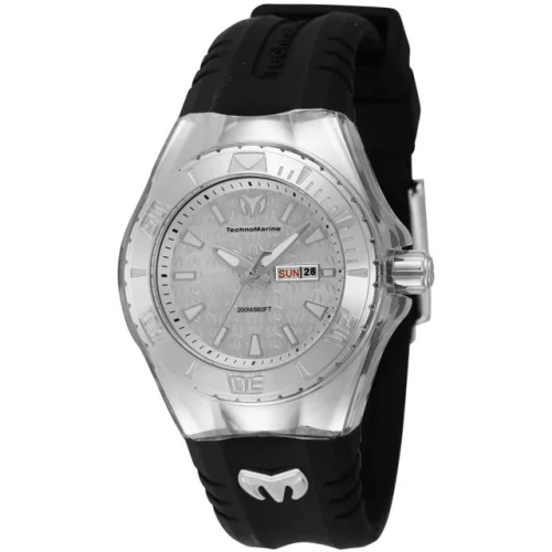 Technomarine Women's Watch Cruise Monogram Silver Tone Dial Strap TM-122016