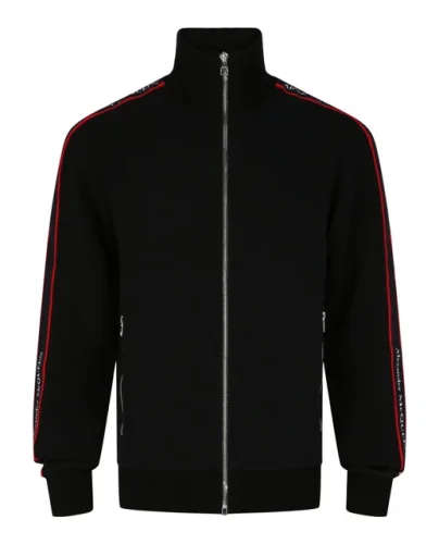 Alexander McQueen Mens Logo Tape Track Jacket