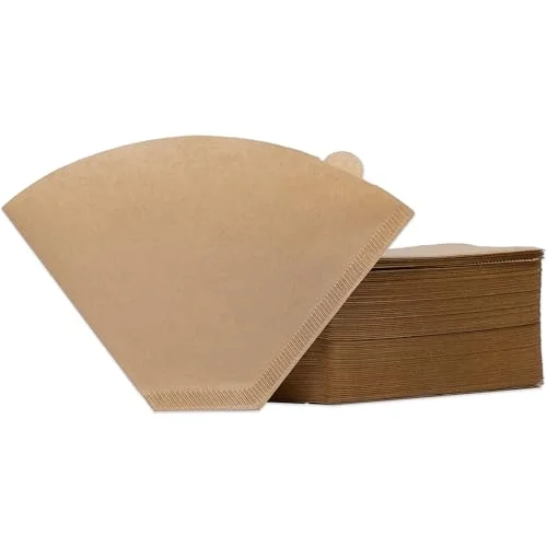 Coffee Filter #2, 200 Count Unbleached Disposable Cone Paper Coffee Filters, Natural Brown Number 2 Coffee Filters for Pour Over Coffee Maker and Drip Coffee Makers, 2-6 Cup