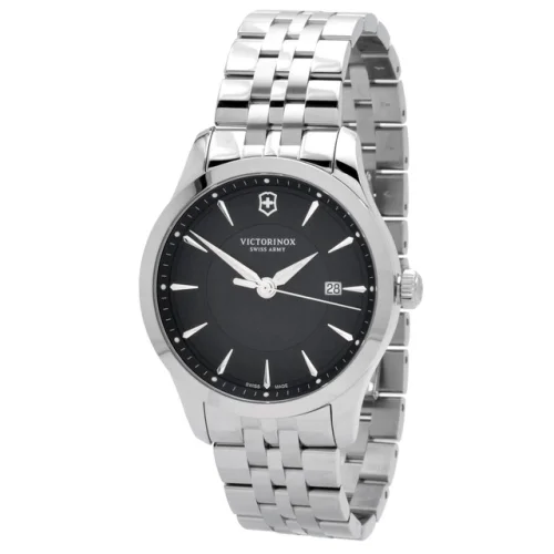 Victorinox Swiss Army Men's Watch Alliance Silver Tone SS Bracelet Quartz 241801