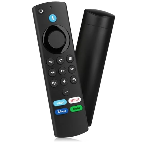 Replacement Voice Remote for All Fire Series, FireStick 4K (1st/2nd Gen/Max/Plus),TV Stick (2nd/3rd Gen/Lite/HD),TV Cube (1st/2nd/3rd Gen), for Insignia Fire Smart TVs