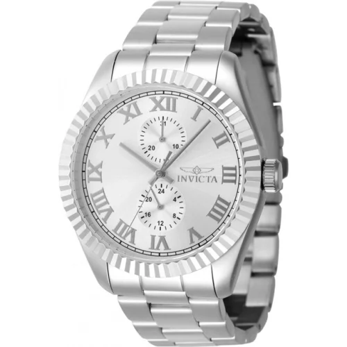 Invicta Men's Watch Specialty Quartz Silver Tone Dial Steel Bracelet 47421