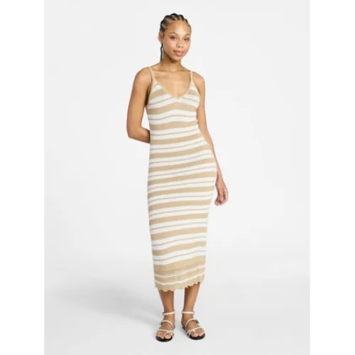 No Boundaries Crochet Cami Midi Dress, Women's XXS-XXL