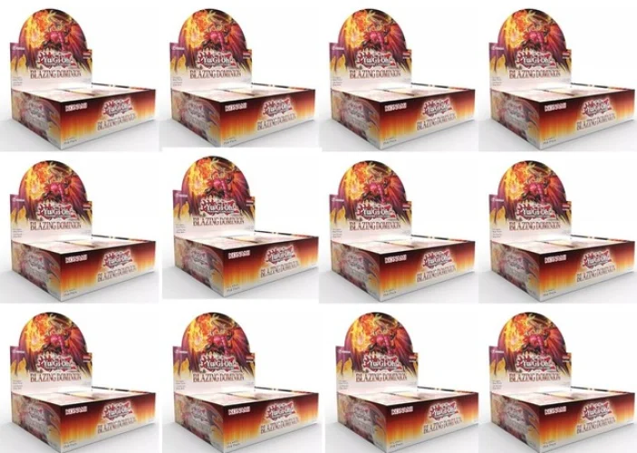 Yugioh Blazing Dominion BOOSTER CASE (12 Boxes) Factory Sealed Brand New!