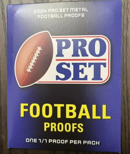 2024 LEAF PRO SET METAL Football 1/1 One of One Proof Per Pack