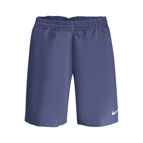 Nike Blue Polyester Men's Swim Boxer