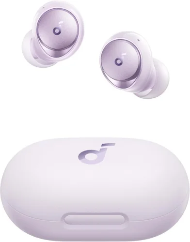 Soundcore Space A40 Wireless Earbuds 98% Noise Reduction Hi-Res Sound (Purple)