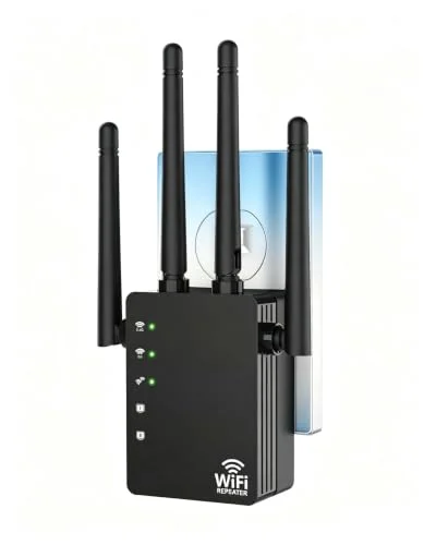 Dual Band 5GHz/2.4GHz WiFi Extender, WiFi Booster, WiFi Extender Signal Booster, Covers 12880 Sq.ft, Supports 105 Devices, Internet Extender WiFi Booster for Home