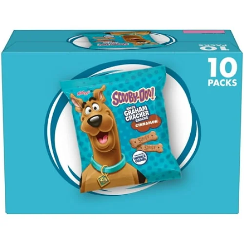 Kellogg's Cinnamon Graham Snacks, Kids Snacks, 10 Count