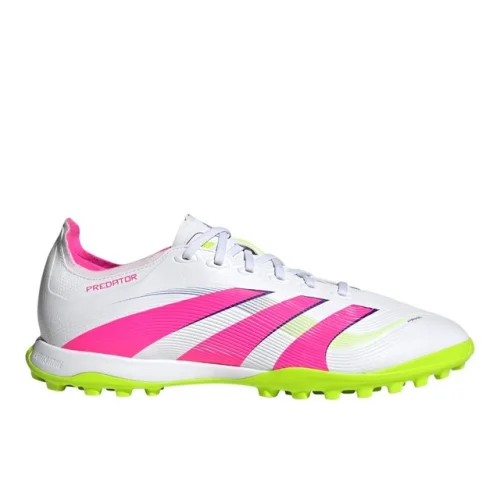 adidas Predator League Turf Soccer Mens White Sneakers Athletic Shoes ID3767