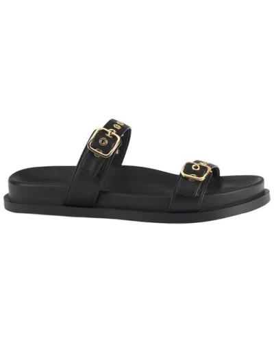 Agl Cristina Ring Leather Slides Women's
