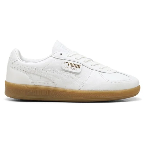 PUMA Palermo Premium Lace Up  Mens White Sneakers Casual Shoes 39724601