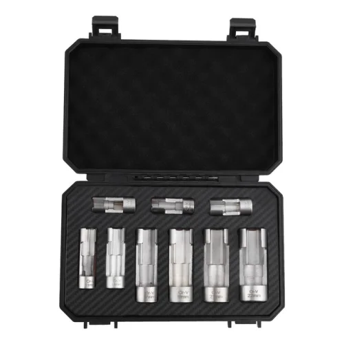 Diesel Injector Fuel Line Socket Wrench Set 17mm 19mm 21mm 22mm 3/8" sockets