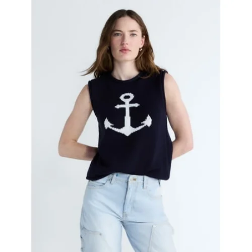 Free Assembly Women's and Women's Plus Roll Neck Sleeveless Cotton Sweater, Lightweight, Sizes XS-4X