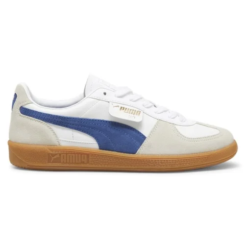 PUMA Palermo Leather Lace Up  Mens White Sneakers Casual Shoes 39646406