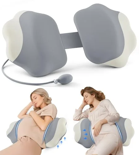 Memory Foam Pregnancy Pillows for Sleeping, Maternity Pillow Support for Back Belly HIPS, Adjustable Travel Wedge Pillow for Pregnant Women, Side Sleeping Pregnant Pillows with Cooling Pillowcase