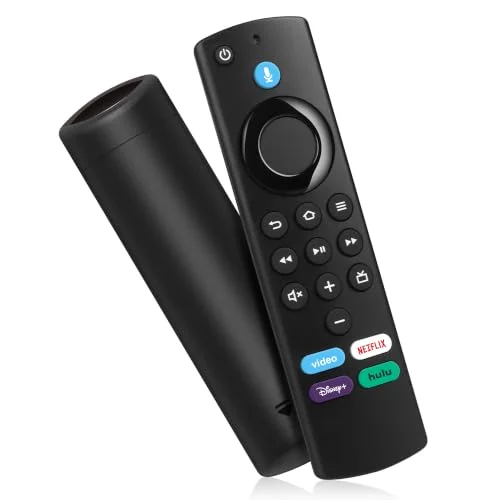 Remote Control Replacement Compatible with Fire-Smart-TVs Stick 4K(1st /2nd Gen), Cube (1st/2nd/3rd) & Stick 4K Max, Replacement FireStick Remote (2nd Gen/3rd Gen/Lite/HD) with Voice Search