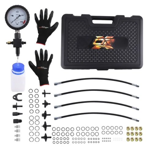 Common Rail High Pressure Testing Kit Diesel Engine Diagnostic 2000BAR Gauge