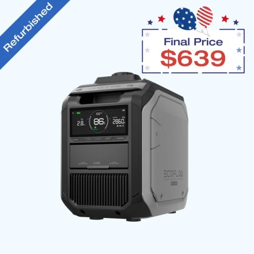 EcoFlow SG3000 Smart Dual Fuel LPG丨Gas Generator Powered for Emergencies/Outdoor