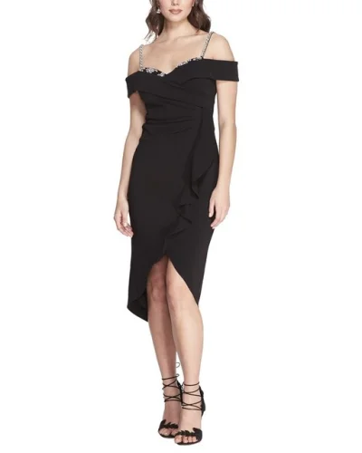 Marchesa Notte Midi Dress Women's