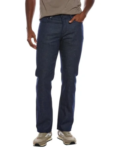 John Varvatos Regular Linen-Blend Dark Wash Jean Men's