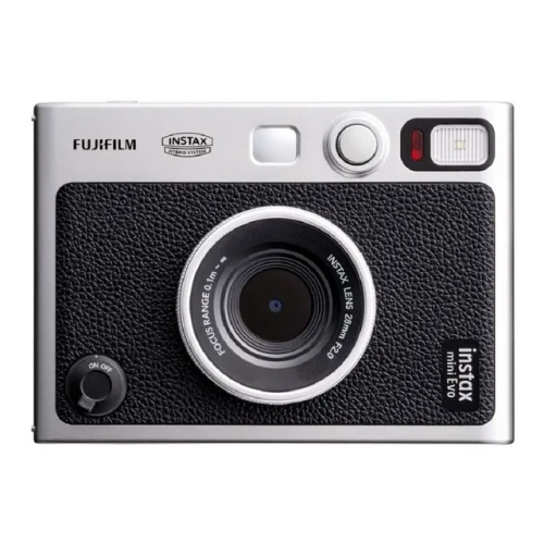 FUJIFILM INSTAX MINI EVO Hybrid Instant Camera with 100 Creative Options (Black)