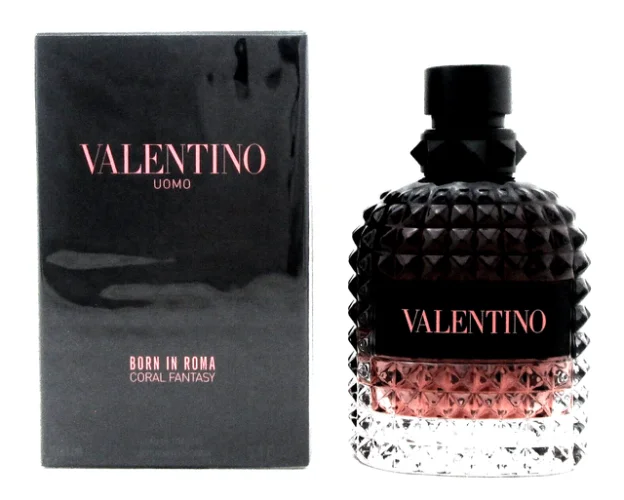 Valentino Uomo Born In Roma Coral Fantasy 3.4 oz. EDT Spray for Men New in Box