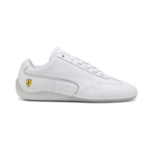 PUMA Scuderia Ferrari Speedcat Miami White Lace Up  Mens White Sneakers Casual S