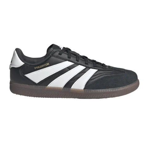 adidas Predator Freestyle Indoor Soccer Youth Boys Black Sneakers Athletic Shoes