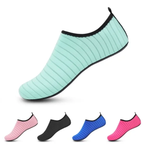 Barerun Water Shoes for Women Men Slip-on Barefoot Aqua Yoga Socks Non-Slip Quick-Dry Lightweight Footwear for Swim Pool Beach Surf River