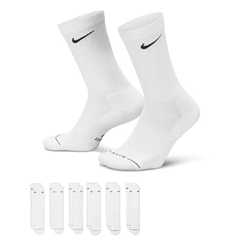 Nike Everyday Plus Crew (6 Pairs), Multi-Color, Medium