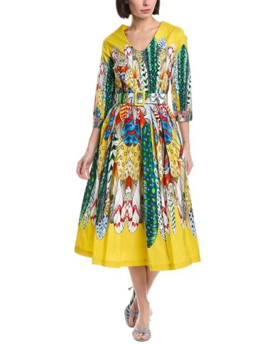 Samantha Sung Lana Midi Dress Women's