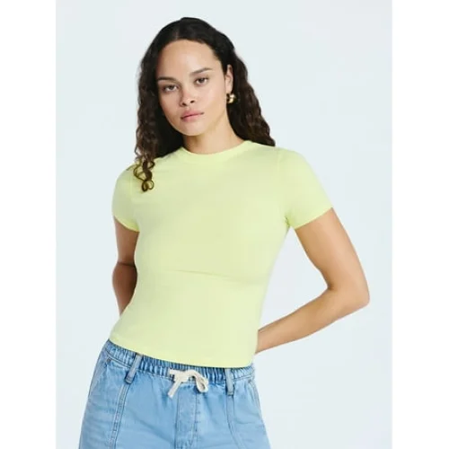 Scoop Women&rsquo;s The York Baby Tee with Short Sleeves, Sizes XS-XXL