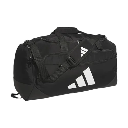 adidas Defender 5 Duffel Bag for Sports, Gym and Travel, Black, OSFA