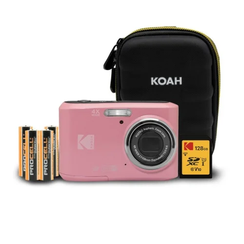 Kodak PixPro FZ45 Friendly Zoom 16MP Digital Camera SD Card Case (Pink)
