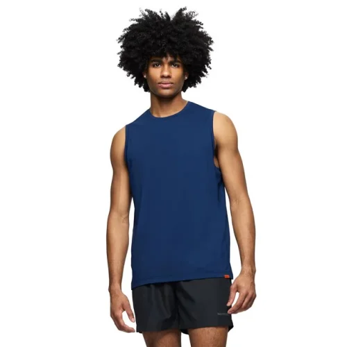 Merrell Men Wayde Running Tank Navy Night L  Apparel