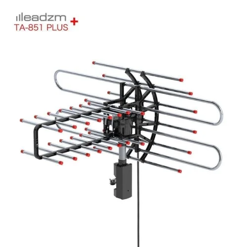 480 Miles Outdoor TV Antenna Motorized Amplified HD TV 1080P VHF/UHF 360&deg;