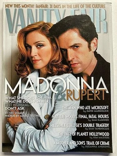 MADONNA & RUPERT EVERETT March 2000 VANITY FAIR Magazine NATALIE WOOD 12z