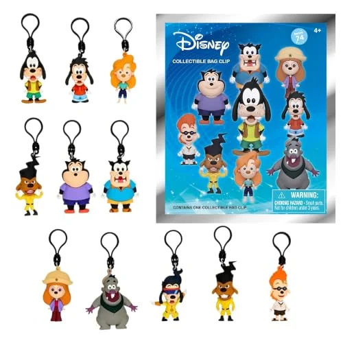 Disney Goofy Movie Series 74 Blind Bag 3D Foam Bag Clip | One Random