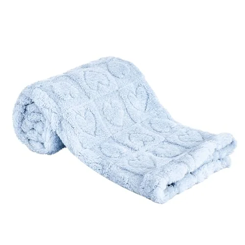 Yurhap Heart Baby Blanket, Love Plush Fleece Baby Blankets for Boys Girls